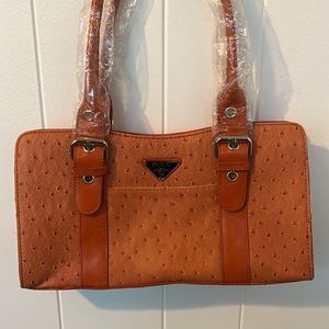 NYC Leather Texture Purse